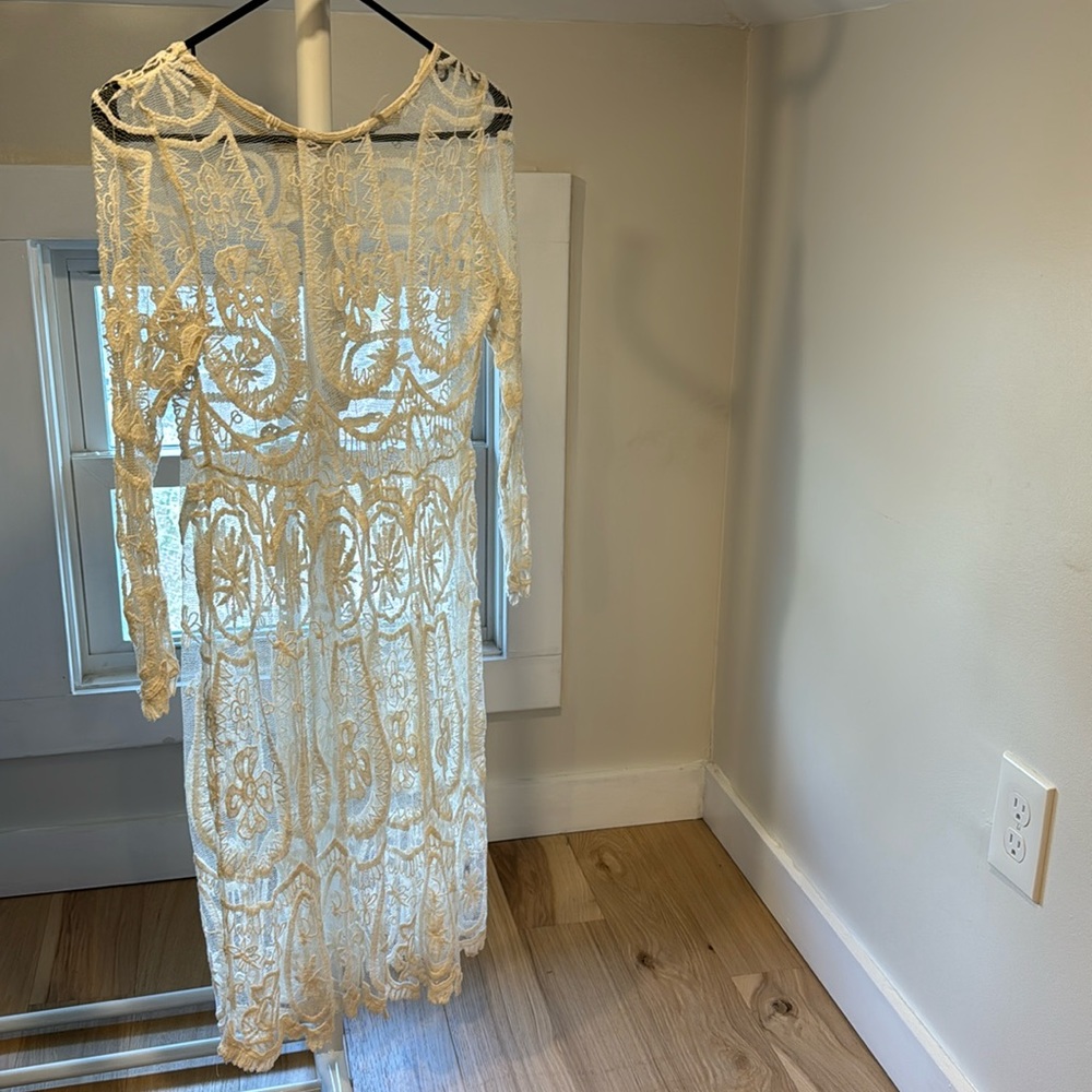 Jen’s pirates booty X free people lace dress, size small